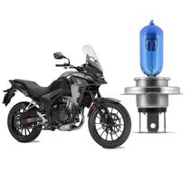 Lâmpada Shocklight Super Branca H4 para Moto Honda CB 500x 2017 2018 2019