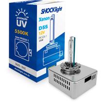 Lâmpada Shocklight Xenon D5s 5500k 25w 12v Luz Branca Lâmpada Shocklight Xenon D5s 5500k 25w 12v Luz Branca