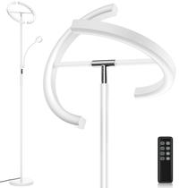 Lâmpada SIBRILLE LED branca com controle remoto de luminária de chão regulável Lâmpada SIBRILLE LED branca com controle remoto de luminária de chão regulável