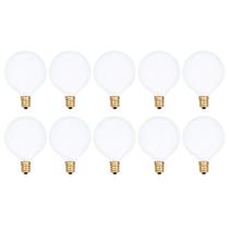 Lâmpada Simba Lighting G16.5 Candelabro redondo E12 de 25 W (pacote com 10)