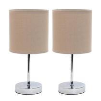 Lâmpada Simple Designs LT2007-GRY Mini Chrome Grey Shade