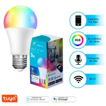 Lampada Smart Compatível com Assistentes Digitais Led RGB Padrão - JWCOM