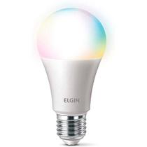 Lâmpada Smart ELGIN A60 10W Color WiFi Dimerizável Alexa Google Lâmpada Smart ELGIN A60 10W Color WiFi Dimerizável Alexa Google