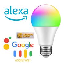 Lampada Smart Inteligente RGB 15W Bivolt Controle Remoto Assistente Goolge