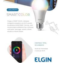Lâmpada Smart Wi-Fi Elgin Smart Color Bulbo LED - 10W