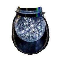 Lâmpada Solar À Prova D'água Para Garrafa, Lustre Suspenso De Corda De Cânhamo Para Varanda,