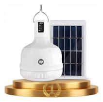 Lâmpada Solar de Emergência 38W com Bateria 4000mAh Recarregável Via Luz Solar Gancho Embutido para Manuseio Lâmpada Solar de Emergência 38W com Bateria 4000mAh Recarregável Via Luz Solar Gancho Embutido para Manuseio