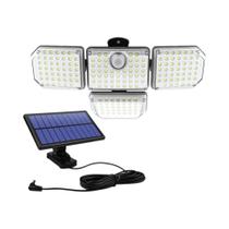 Lâmpada Solar De Jardim 20W 122 333LED IP65 À Prova d'Água Cabeça Ajustável Ângulo De Iluminação