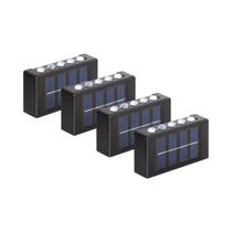 Lâmpada Solar De Parede À Prova d'Água Com 10 LEDs Para Iluminação De Casa, Jardim, Varanda E