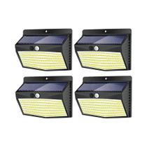 Lâmpada Solar De Parede Com 138 LEDs, À Prova d'Água, Sensor De Movimento, 3 Modos, Decoração De