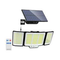 Lâmpada Solar De Parede Externa 238/328 LED IP65 À Prova d'Água Com Sensor De Movimento 3 Modos Luz