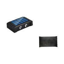 Lâmpada Solar De Parede Para Exterior À Prova d'Água Com 4/6/8/10 LEDs Para Decoração De Jardim E
