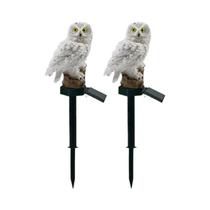 Lâmpada Solar Em Forma De Coruja À Prova d'Água Para Jardim, Iluminação LED Solar Para Animais