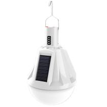 Lampada Solar Emergencia Led Carrega celular Lanterna luz USB Camping - Braslu