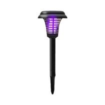 Lâmpada Solar Externa Mata Mosquitos À Prova d'Água Com Choque Elétrico Para Jardim E Gramado