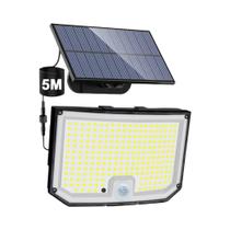 Lâmpada Solar LED 238/328 - IP65 à Prova D'água com Sensor de Movimento - 3 Modos de Iluminação