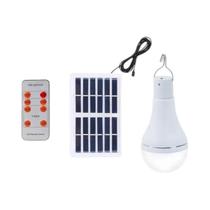 Lâmpada Solar LED à Prova D'Água com Controle Remoto e Temporizador - Uso Externo