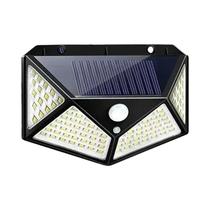 Lâmpada Solar LED à Prova d'Água para Jardim - Holofote com Sensor de Movimento Lâmpada Solar LED à Prova d'Água para Jardim - Holofote com Sensor de Movimento