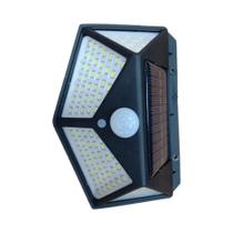 Lâmpada Solar LED à Prova d'Água para Jardim - Holofote com Sensor de Movimento Lâmpada Solar LED à Prova d'Água para Jardim - Holofote com Sensor de Movimento