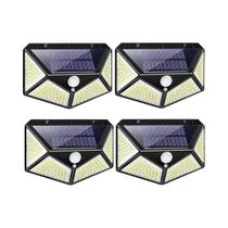 Lâmpada Solar LED Externa Com 468 LEDs, Sensor De Movimento, À Prova d'Água, Luz De Parede Para