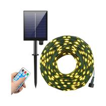 Lâmpada Solar LED Verde Para Jardim, Luzes De Fadas Para Exteriores, 10, 20, 50, 100m Para Parques,