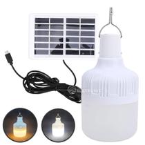 Lâmpada Solar Recarregável Carregamento Solar e USB Alta Qualidade LK3120