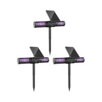 Lâmpada Solar UV Mata Mosquitos, Controle De Mosquitos Por Choque Elétrico Para Quintal E Jardim
