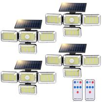 Lâmpada Solar YSEAGA 288 LEDs 2500LM Sensor de Movimento Kit com 4 Unidades Lâmpada Solar YSEAGA 288 LEDs 2500LM Sensor de Movimento Kit com 4 Unidades