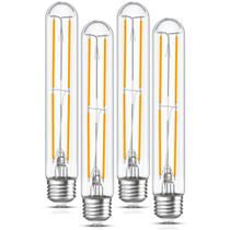 Lâmpada Sphoon Tubular T10 LED 6W 2700K 600lm E26, pacote com 4