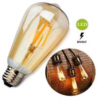 Lâmpada ST64 Led Retro 4W E27 Bivolt Vintage