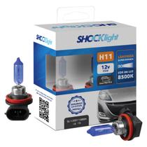 Lâmpada Super Branca 8500K H11 12V 55W Automotivo PGJ19-2 Proteção UV Shocklight - SL-120011SBBA Lâmpada Super Branca 8500K H11 12V 55W Automotivo PGJ19-2 Proteção UV Shocklight - SL-120011SBBA