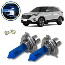 Lampada Super Branca Farol Alto E Baixo Hyundai Creta H4