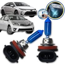 Lampada Super Branca Farol de Milha 8500k H11 Corolla 2015 a 2020 Lampada Super Branca Farol de Milha 8500k H11 Corolla 2015 a 2020