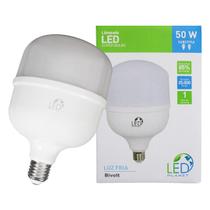 Lâmpada Super Bulbo LED 50W Bivolt E27 6500K Branco Frio Potência, Economia e Longa Duração