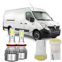 Lâmpada Super Led 6000k Renault Master 2014 A 2020 Baixo