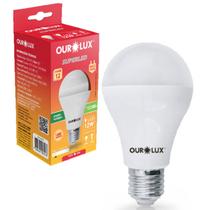 Lampada Super Led Bulbo 12w 3000K Luz Amarela Bivolt Lampada Super Led Bulbo 12w 3000K Luz Amarela Bivolt