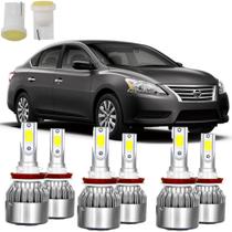 Lampada Super Led Farol Alto Baixo Milha Nissan Sentra 6000k