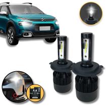 Lâmpada Super Led Farol Alto E Baixo H4 6000k Citroen Cactus Lâmpada Super Led Farol Alto E Baixo H4 6000k Citroen Cactus