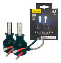 Lâmpada Super Led H3 8000k 02 Pç Efeito Xenon Lampada Automotiva Lâmpada Super Led H3 8000k 02 Pç Efeito Xenon Lampada Automotiva