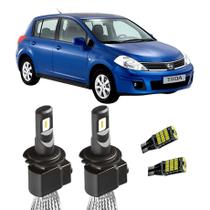 Lampada Super LED H4 6000K + Pingo T10 Tiida 2007 A 2010 Lampada Super LED H4 6000K + Pingo T10 Tiida 2007 A 2010