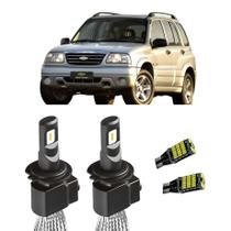 Lampada Super LED H4 6000K + Pingo T10 Tracker 2001 A 2009 Lampada Super LED H4 6000K + Pingo T10 Tracker 2001 A 2009