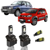 Lampada Super LED H4 6000K + Pingo T10 Uno Todos Os Modelos Lampada Super LED H4 6000K + Pingo T10 Uno Todos Os Modelos