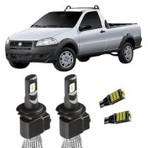 Lampada Super LED H4 6000K Strada 10 A 13 Foco Simples +T10 Lampada Super LED H4 6000K Strada 10 A 13 Foco Simples +T10