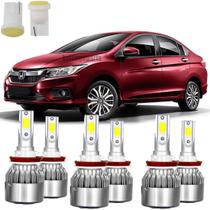 Lampada Super Led Honda City 2015 A 2017 Completo 6000k