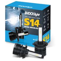 Lâmpada Super Led Mini Shocklight 32w S14 Nano H7 6000k