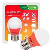 Lâmpada Super Led S30 Bolinha 3W Bivolt Colors E27