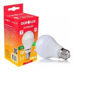 Lâmpada Superled Ouro 9W BIV 3000K Ourolux