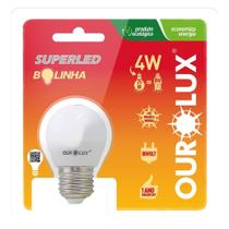 Lâmpada Superled Ourolux S30 Bolinha 2700K 4W