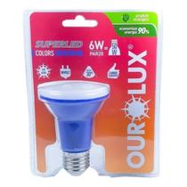 Lampada Superled Par 20 Azul 6W