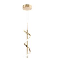 Lâmpada Suspensa Led Integrada Em Espiral De Luxo. Lâmpada Suspensa Led Integrada Em Espiral De Luxo.
